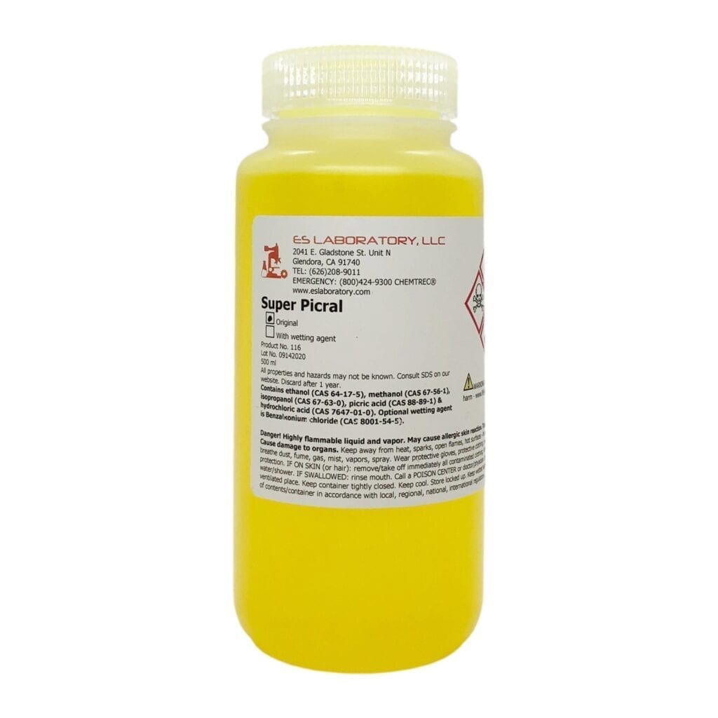 IRON & CARBON STEEL ETCHANTS Page 2 of 2 Etchant Store