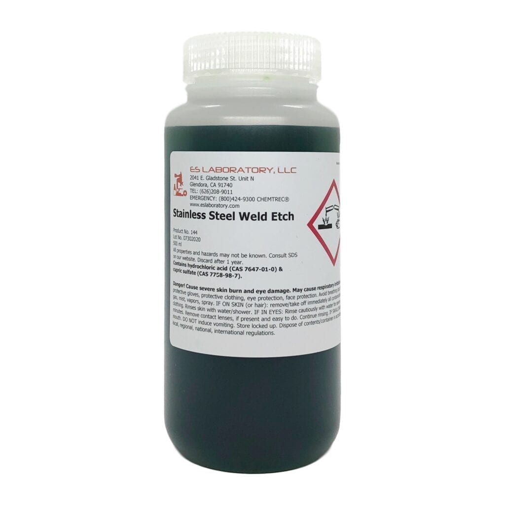 Stainless Steel Weld Etch, 500 mL
