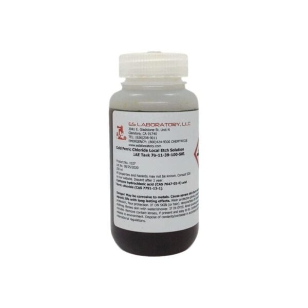 Cold Ferric Chloride Local Etch Solution, 250 mL Etchant Store